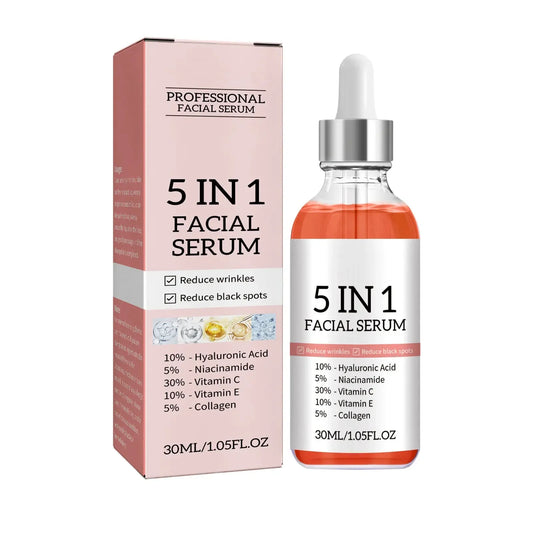 5 In 1 Face Serum For Anti Wrinkle & Aging - Hyaluronic Acid