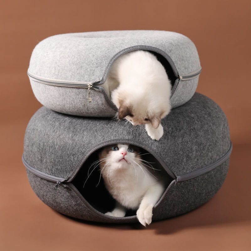 Donuts Cat Tunnel Bed