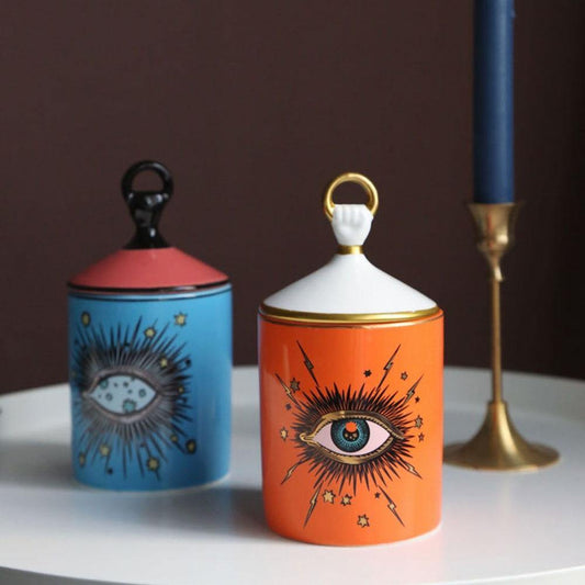 Tragar - Big Eye Ceramic Handmade Jar