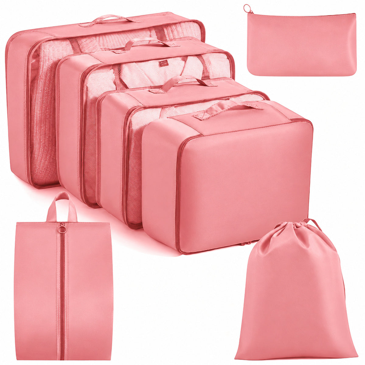 7-Piece Travel Packing Cubes Organizer Set