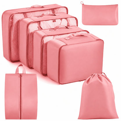 7-Piece Travel Packing Cubes Organizer Set
