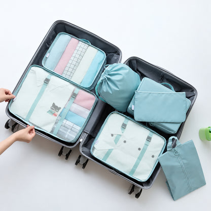 7-Piece Travel Packing Cubes Organizer Set