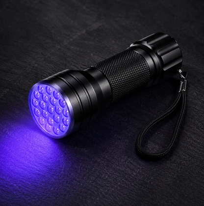 21 LED UV Flashlight - Ultraviolet Flashlight