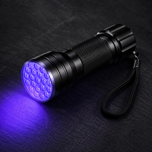 21 LED UV Flashlight - Ultraviolet Flashlight
