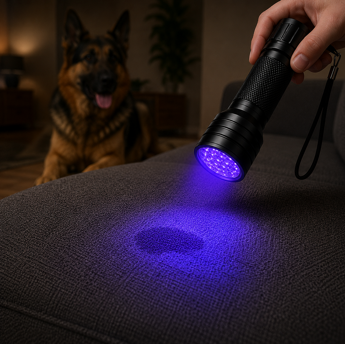 21 LED UV Flashlight - Ultraviolet Flashlight