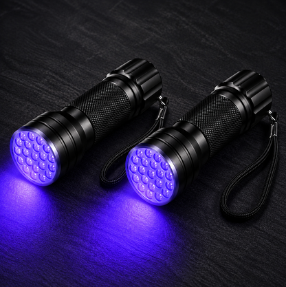 21 LED UV Flashlight - Ultraviolet Flashlight