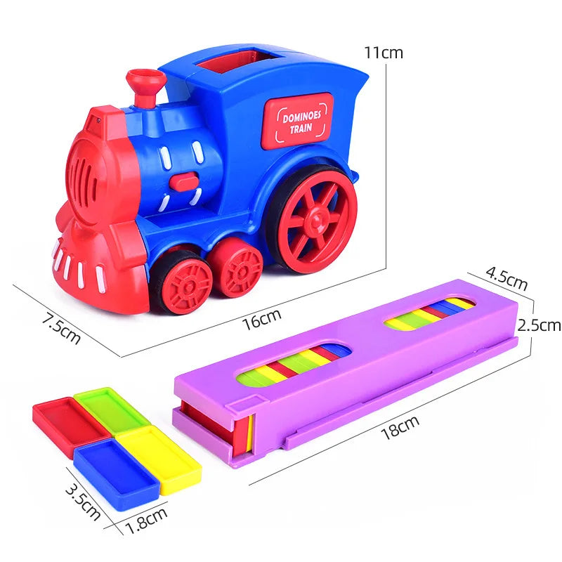 Electric Domino Train Educational Toy