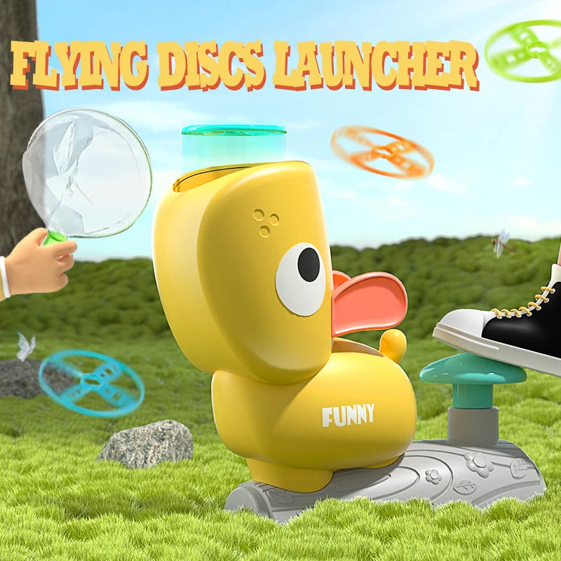 Flying Disc Launcher Toy