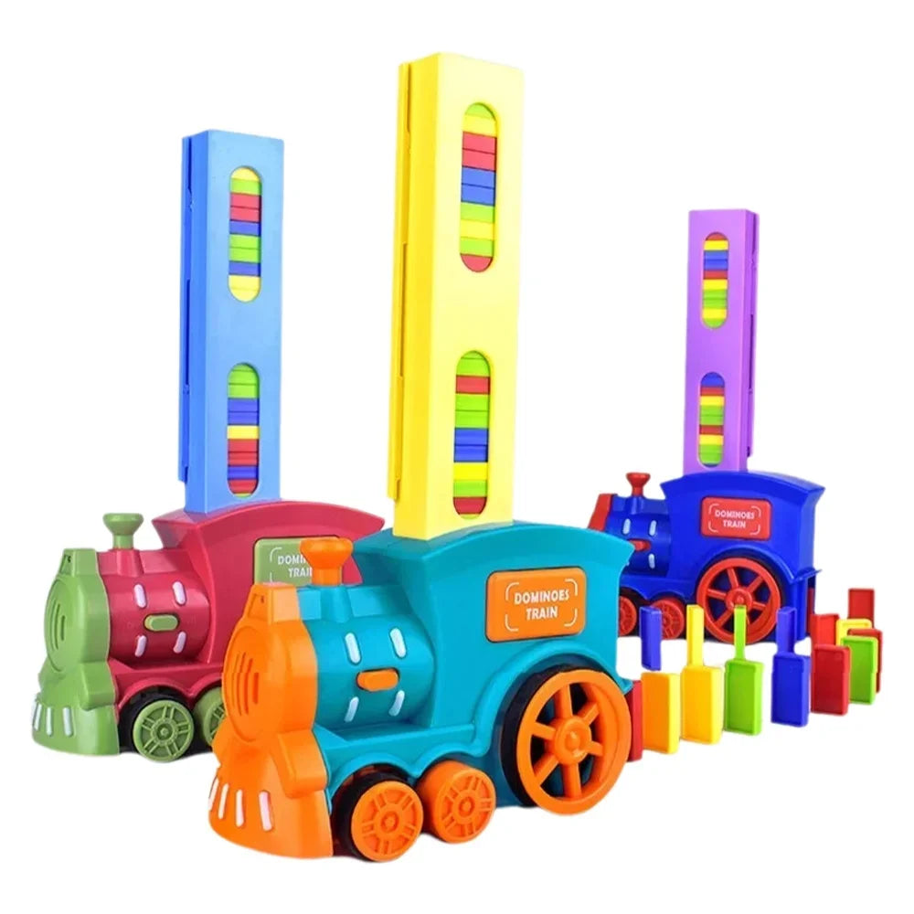 Electric Domino Train Educational Toy