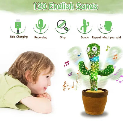 New Dancing Talking Cactus Toy