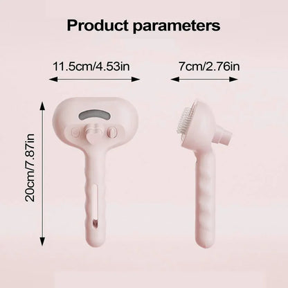 Steam Spray Pet Grooming Brush