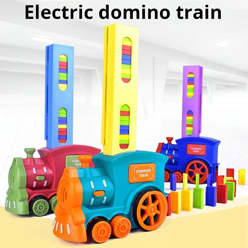 Electric Domino Train Educational Toy