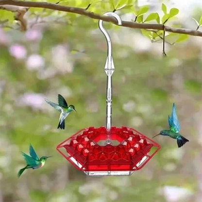 Hummingbird Feeder - Ant-Proof - Outdoor Hanging with Perch