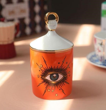 Tragar - Big Eye Ceramic Handmade Jar