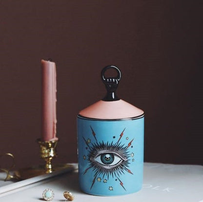 Tragar - Big Eye Ceramic Handmade Jar