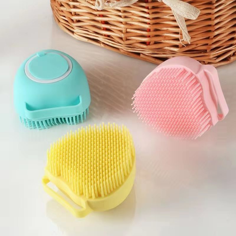 Pet Bath Soft Brush Massage Gloves